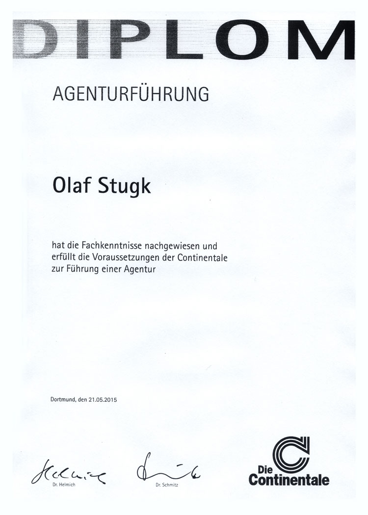 Diplom Agenturführung Olaf Stugk